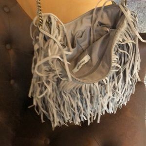 Fringe Silver/purse